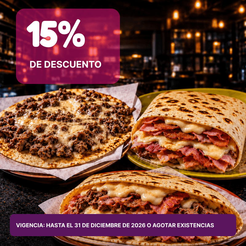 15% de descuento en Snack&Bar Bichos