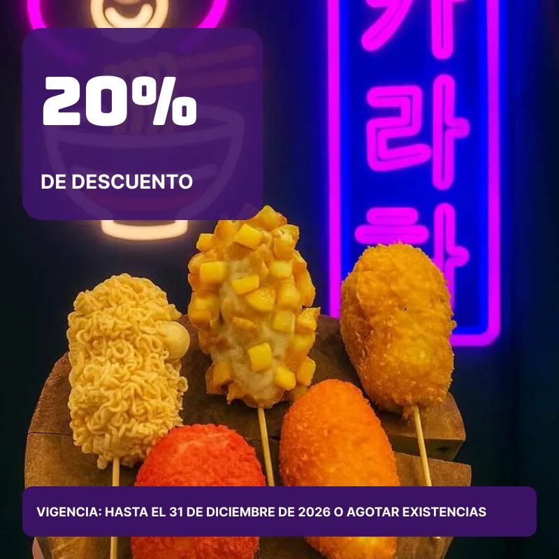 20% de descuento en Krazy Dog