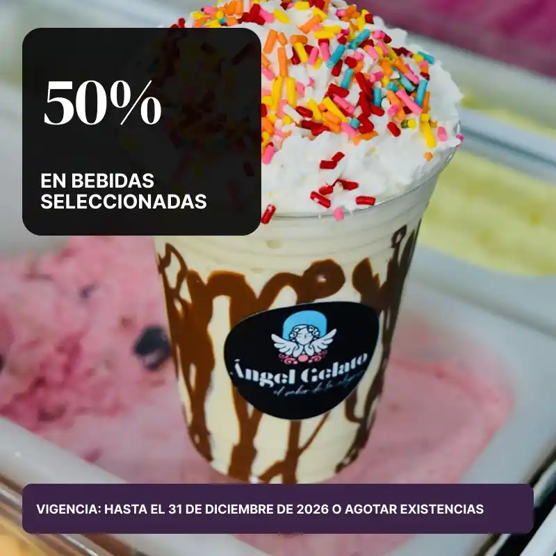 50% de descuento en Ángel Gelato