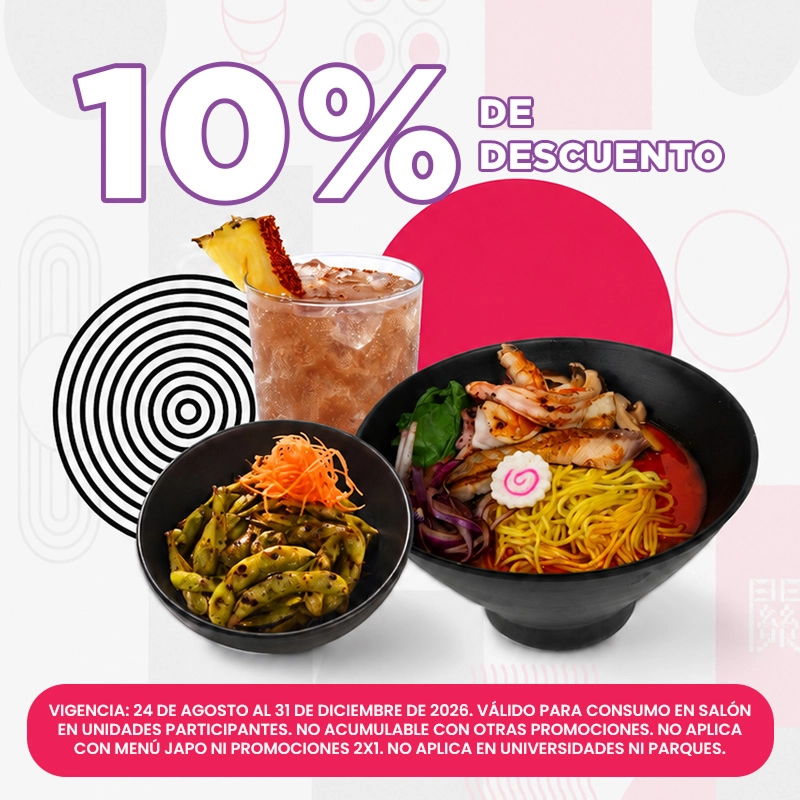 10% DE DESCUENTO EN SUSHIITTO image