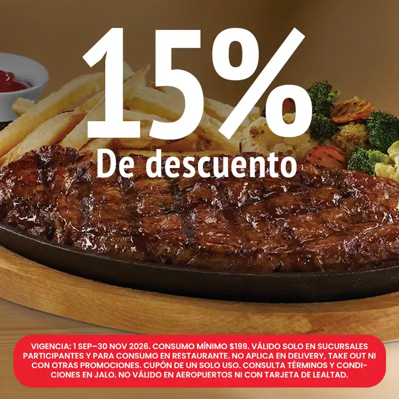 15% DE DESCUENTO EN VIPS image