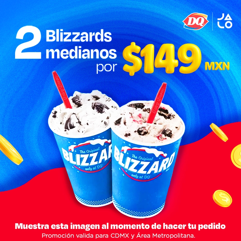 ¡2 Blizzards medianos por solo $149! image