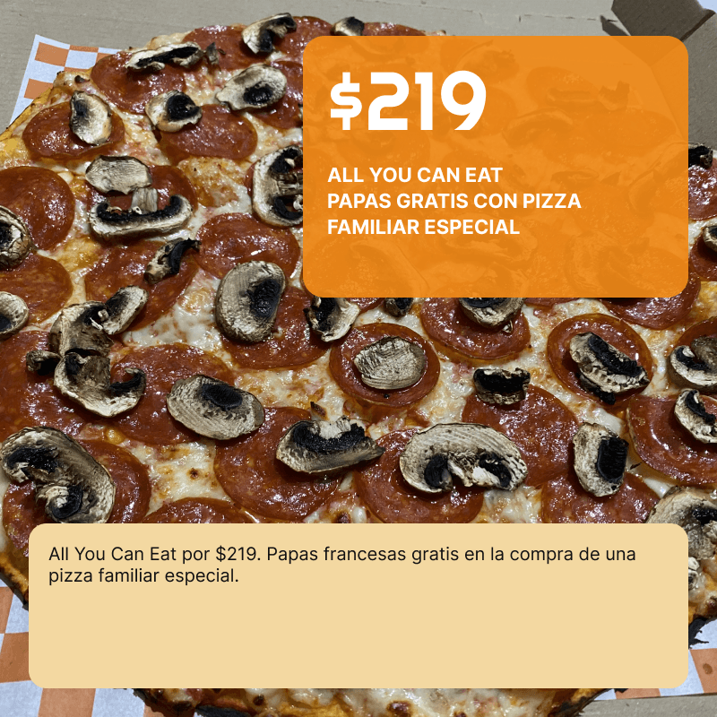 All You Can Eat por $219 y papas gratis en UDK Prime image
